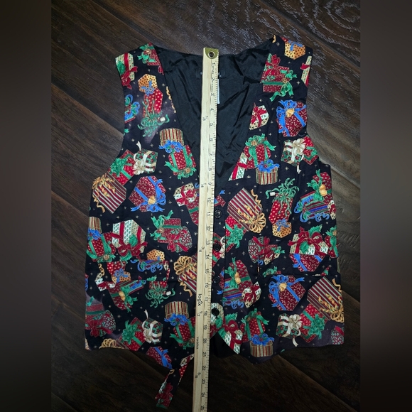 Vintage Womens Christmas Vest Medium - Picture 3 of 9